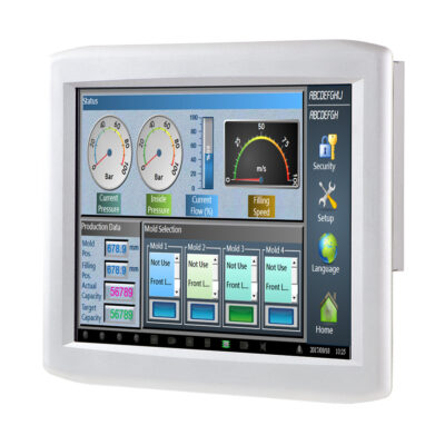 PPC-N153 15″ 5-Wire Resistive Industrial Panel PC with Intel Celeron N3350 and Front IP66 Aluminum Bezel