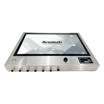 PPC-Z2464 24″ Full HD Resistive Stainless Steel Panel PC with Intel Celeron J6412, M12 I/O and IP66/IP69K
