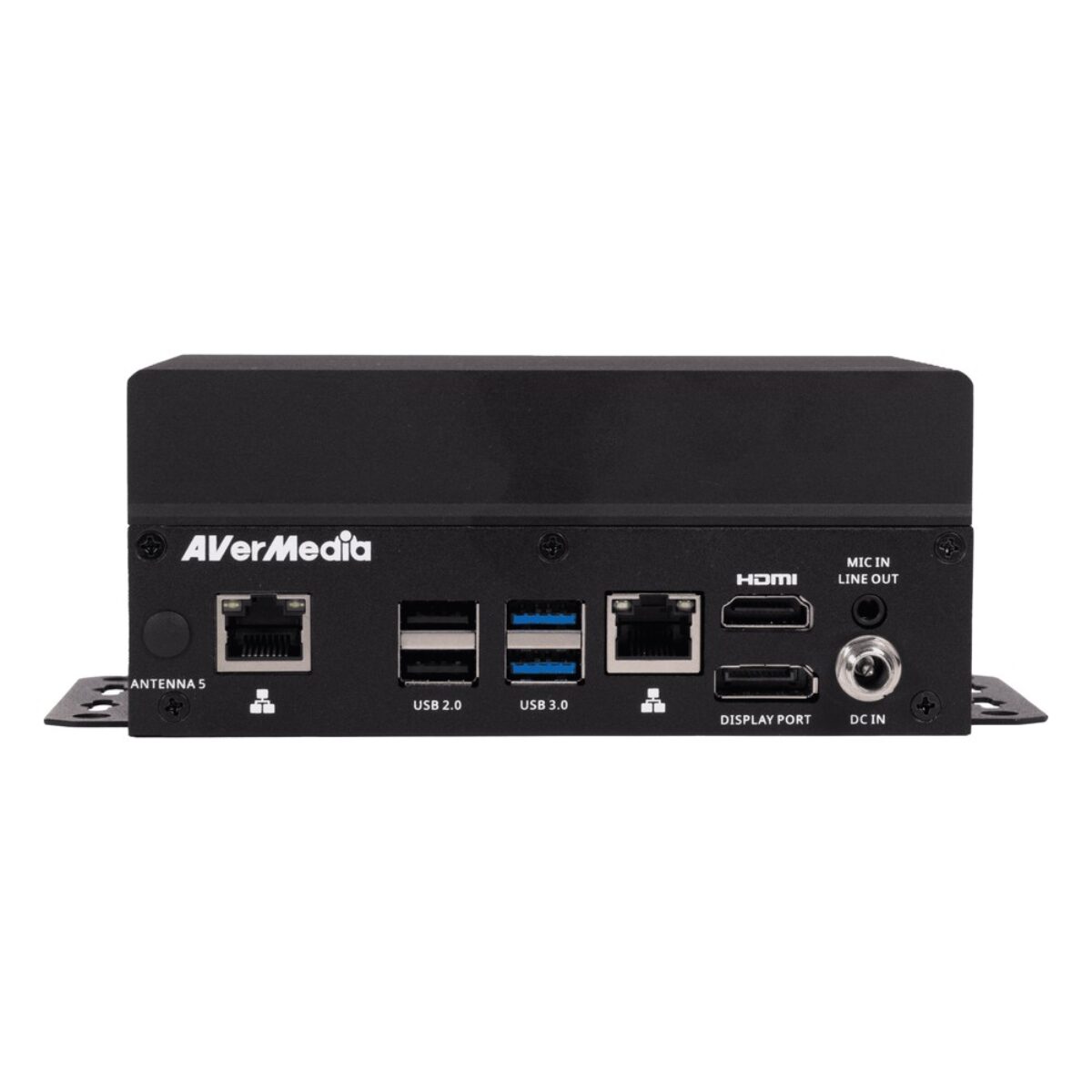 AVerMedia QL601B fanless Qualcomm box PC, front view