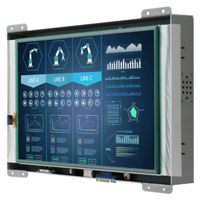 R10L100-OFP3 10.4″ Open Frame Monitor with 450 Nit VGA Display and Optional Resistive or SAW Touch