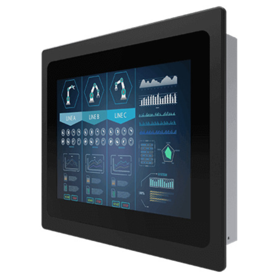 R10L100-PPT2OD 10.4″ Outdoor XGA Sunlight Readable Panel Mount Touch Display