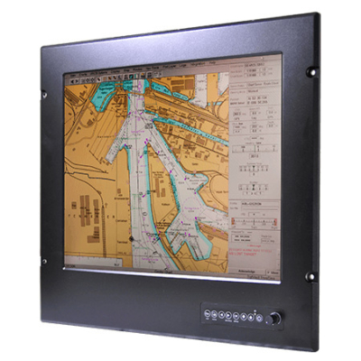 R10L210-MRM2 10.4″ Marine Panel Mount Monitor with Resistive Touch and Front IP66 Bezel