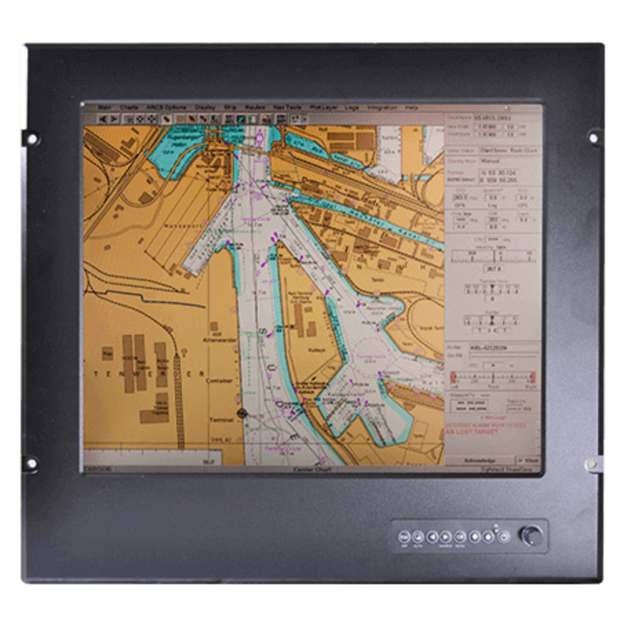 R10L210-MRM2 10.1″ Marine Grade Front IP66 Panel Mount Monitor with DNVGL/IEC60945