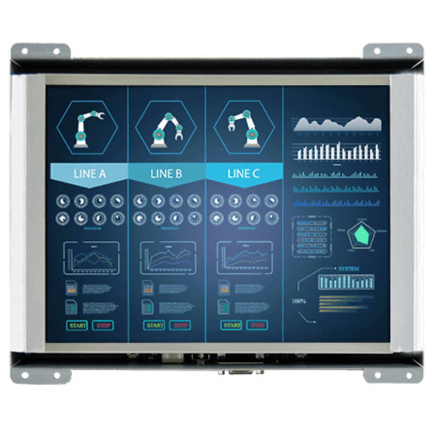 R10L600-OFP1TR 10.4″ Transflective Open Frame LCD Display (4:3 SVGA, 800×600)