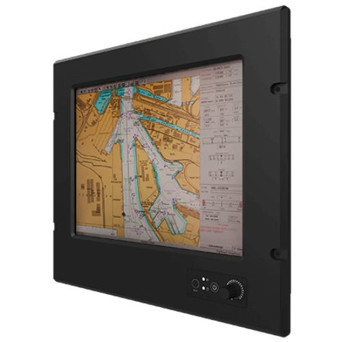 R12IT3S-MRM2 12.1″ Flush Mount Marine Approved Panel PC