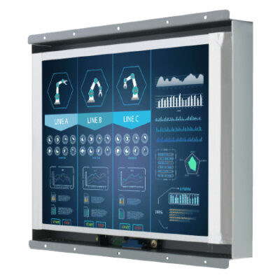 R12L600-OFM2 12.1″ Open Frame Monitor with 500 Nit XGA LCD and Optional Resistive or SAW Touch