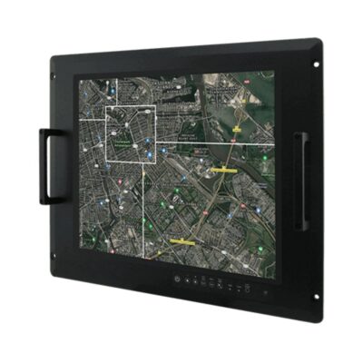 R15L600-MLA3FP 15″ Rack Mount PCAP Touch Defense Monitor with MIL-STD-810G and MIL-STD-461