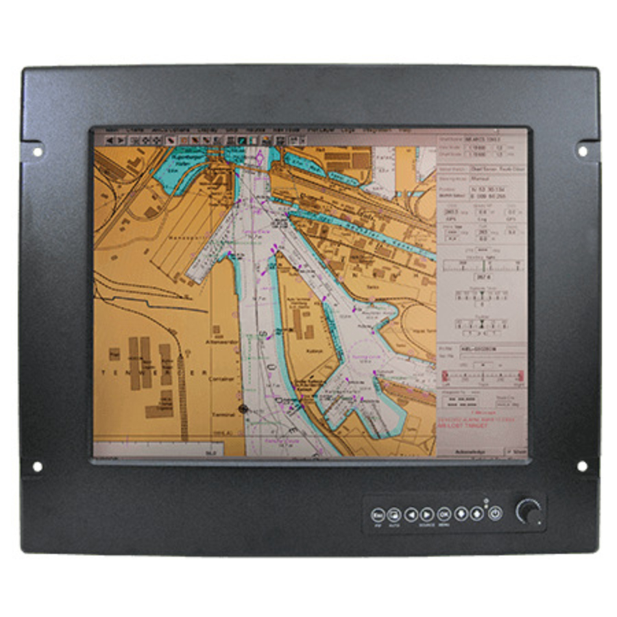 R15L600-MRM2 15″ Marine Monitor with PCAP Touch Screen with DNVGL/IEC60945