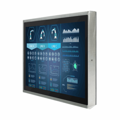 R17L100-SPM1 17″ IP65 Stainless Steel PCAP Touch Monitor with 316 Housing and SXGA Panel