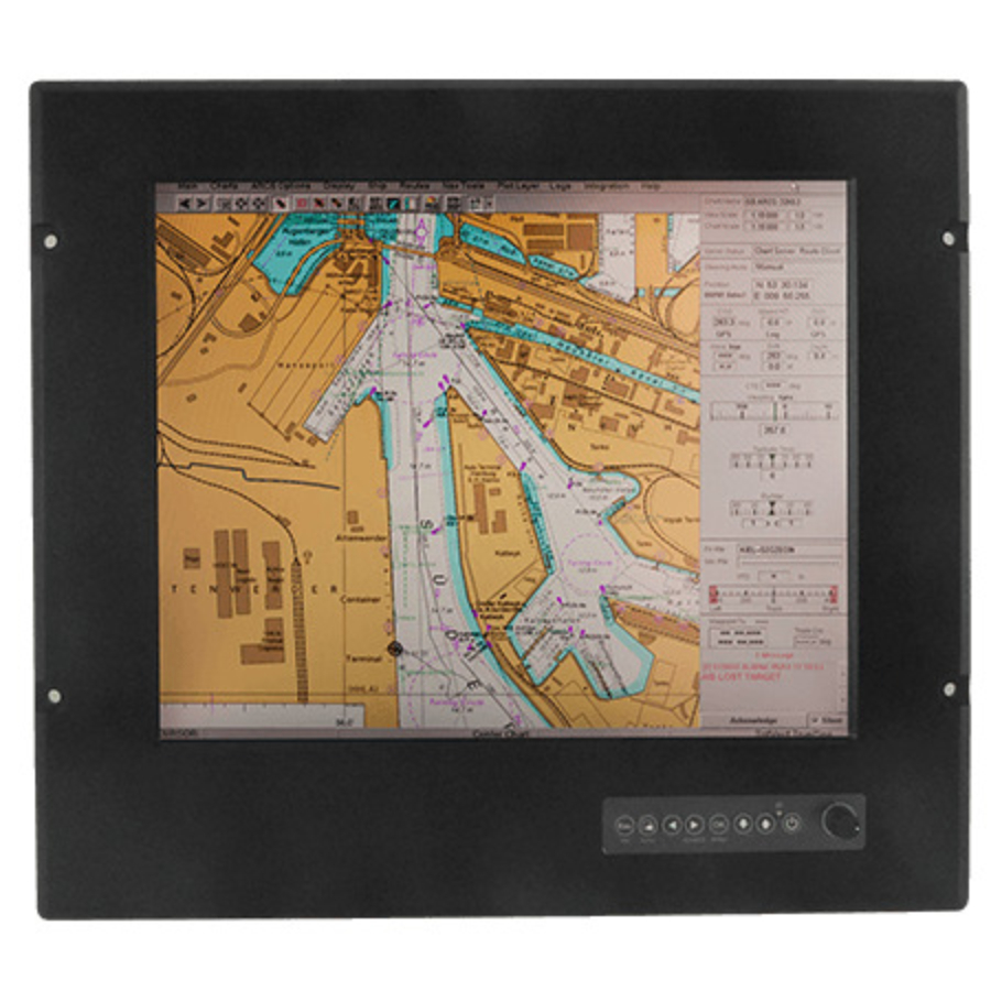 R17L500-MRM1 17″ Front IP66 Maritime Touch Screen Display with DNVGL/IEC60945