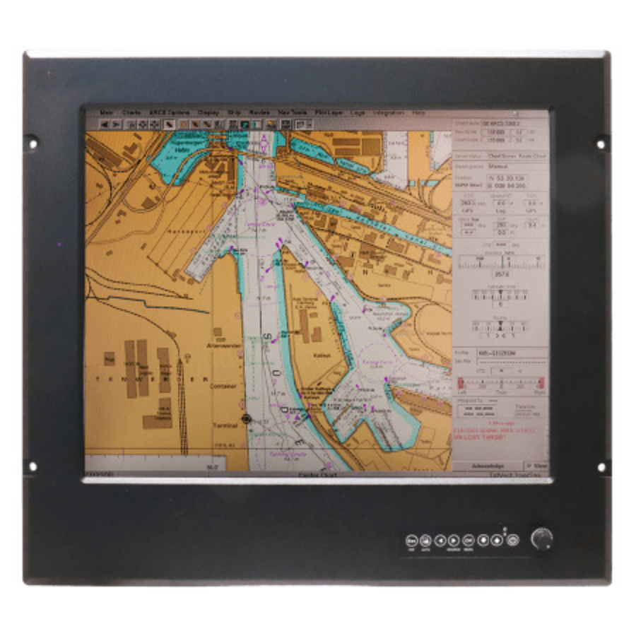 R19L300-MRA1 19″ SXGA Panel Mount Marine LCD Display with DNVGL/IEC60945