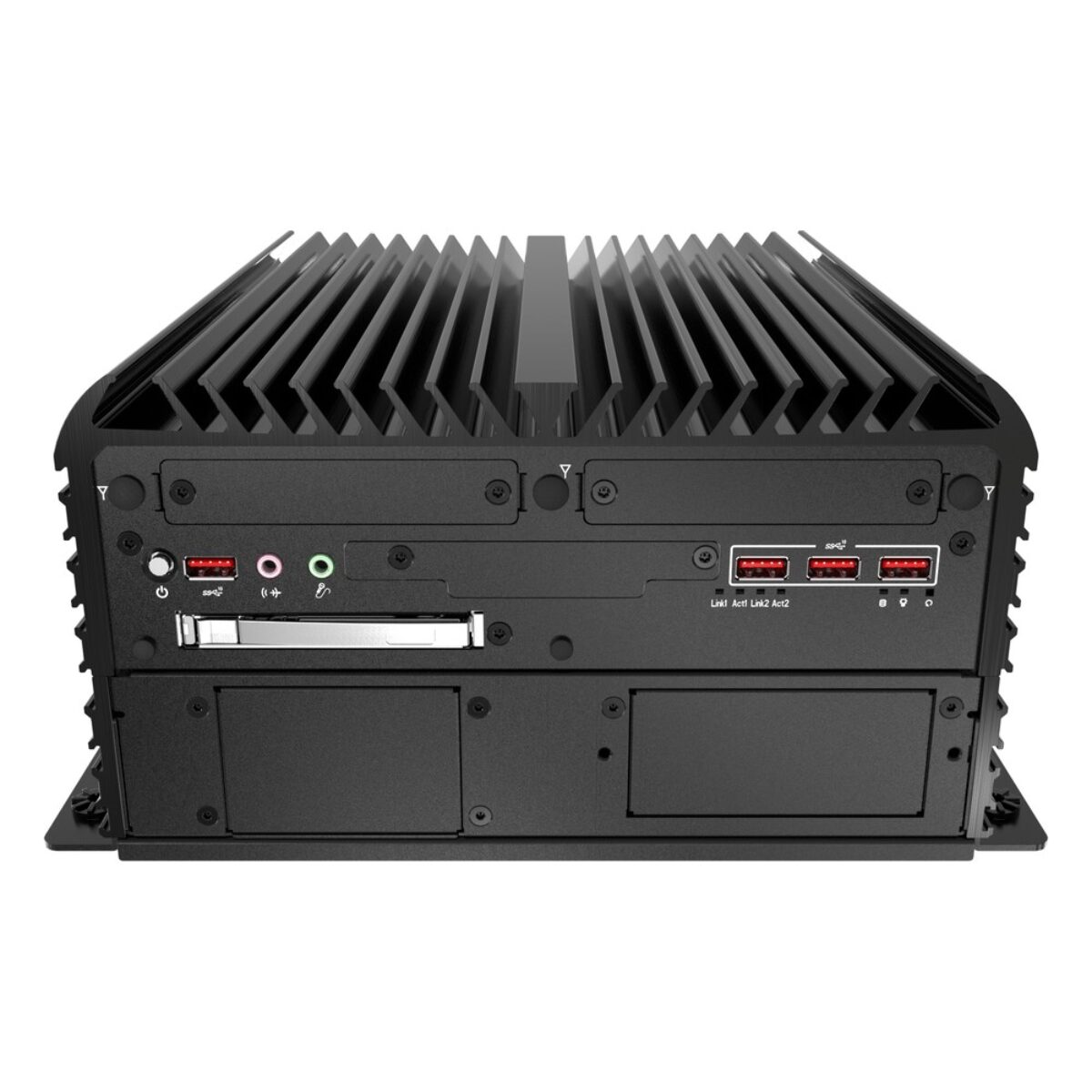 Premio RCO-6000-RPL-2 rugged industrial PC, product photo