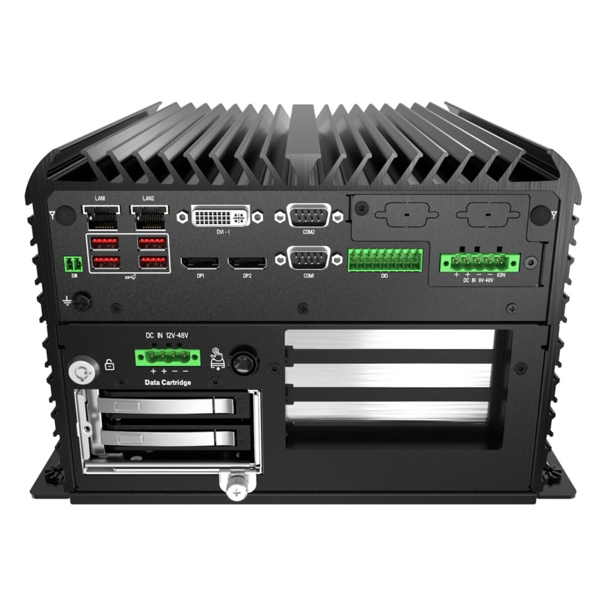Premio RCO-6000-RPL-2N-1E rugged industrial PC, product photo