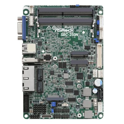 SBC-250 3.5″ SBC with Intel Elkhart Lake N6415, Dual 2.5GbE and Wide-Range DC Input