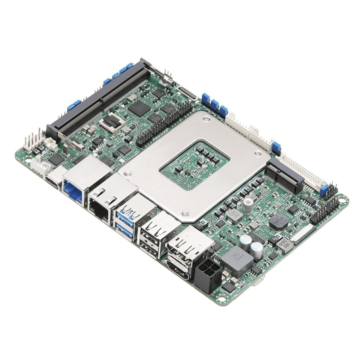 ASRock Industrial SBC-374 angled view