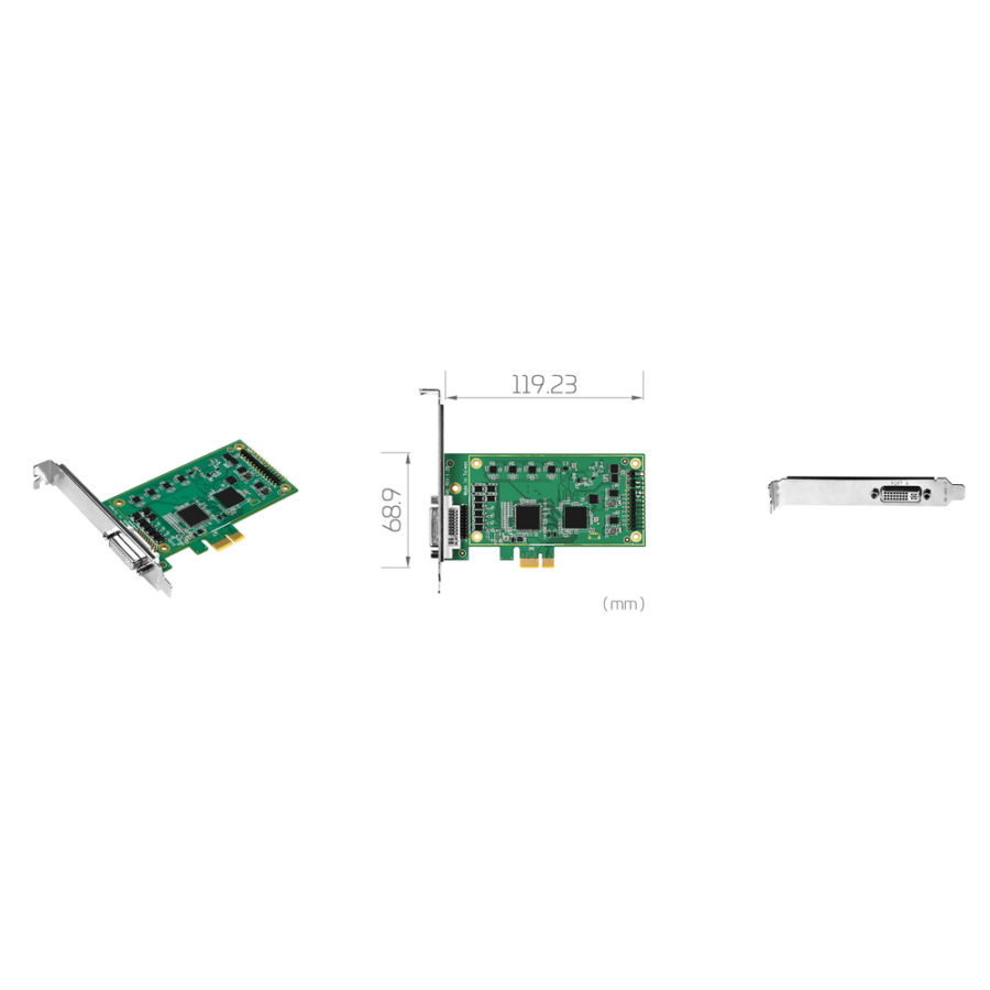 SC350N4-L PCIe 4-ch NTSC/PAL Composite Hardware Compression Video Capture Card