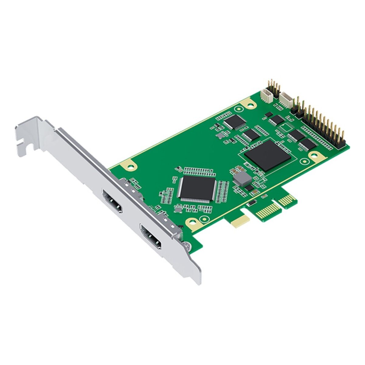 Yuan SC400N1-L HDMI video capture card, angled view