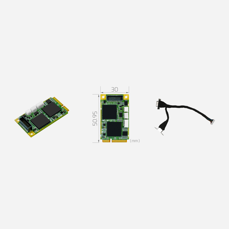 SC400N1 MC HDV Mini PCIe 10-Bit 1080P60 HDMI/DVI-I/YPbPr Frame Grabber
