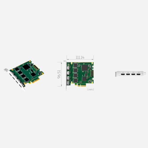 SC410N4 HDMI PCIe 4-ch 10-Bit 4K30 HDMI Frame Grabber