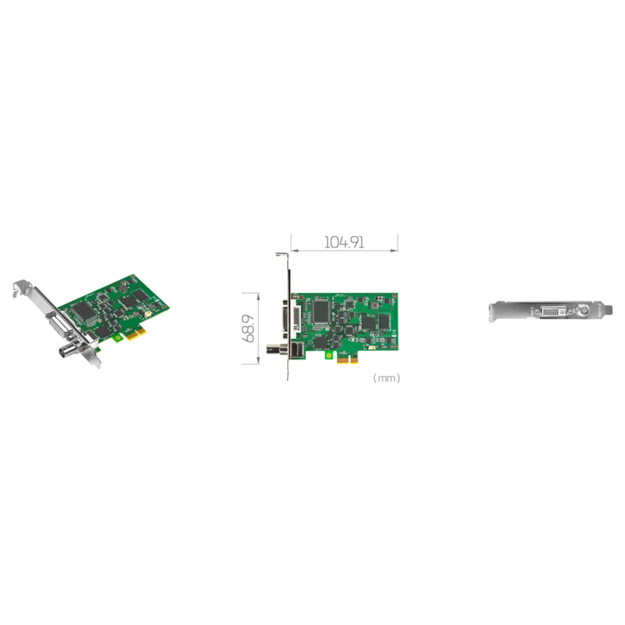 SC540N1-L Low Profile PCIe SDI/DVI-I AIO UXGA/HD30 Frame Grabber