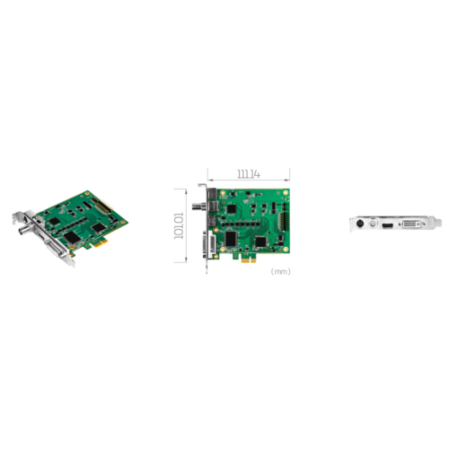 SC550N1 PCIe HDMI/DVI-I/YPbPr/SDI/CVBS/S-Video UXGA/HD60 Frame Grabber