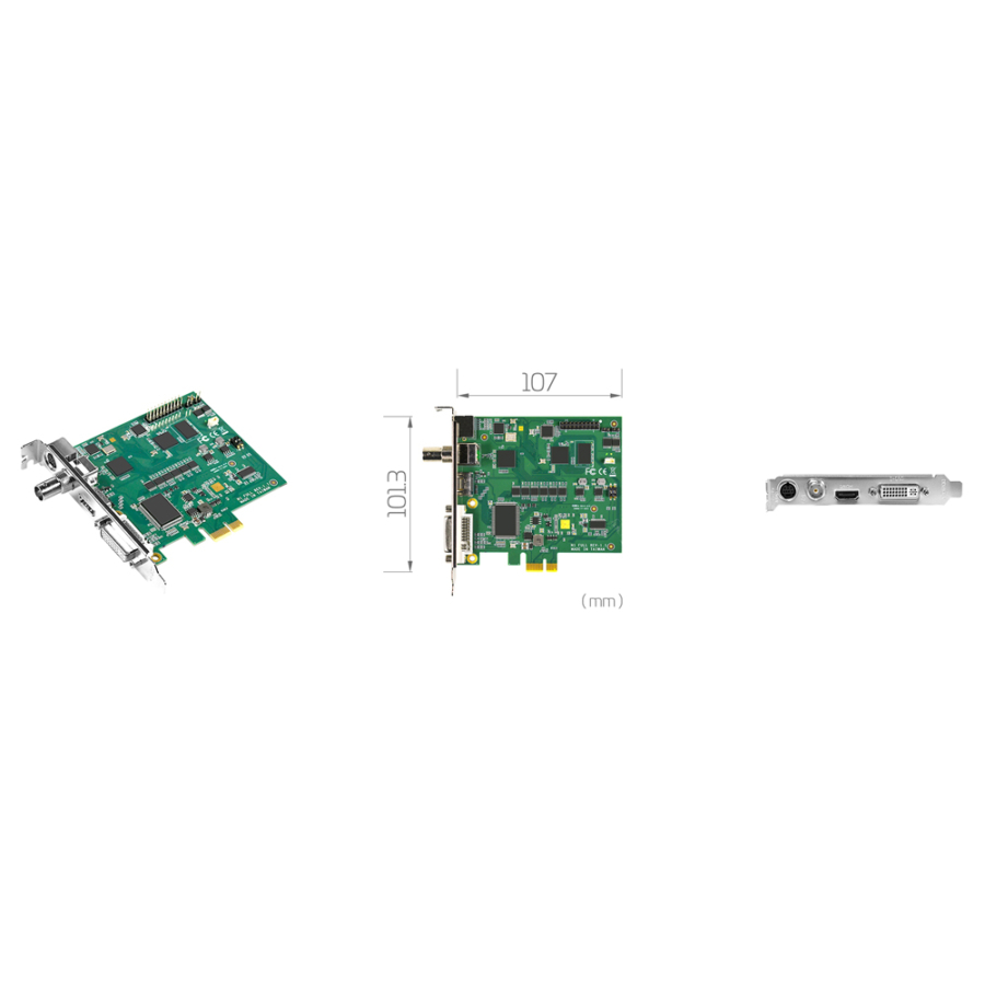SC5A0N1 PCIe HDMI/SDI/DVI-I/S-Video/YPbPr/CVBS Video Card with Hardware Compression