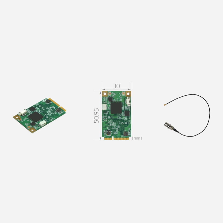 SC5A0N1 MC SDI mPCIe HD30 SDI Loop Through Capture Card with Hardware Compression