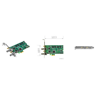 SC5A0N2-L SDI PCIe SDI Capture Card with 2 x SDI Inputs and 1080p30 Capture