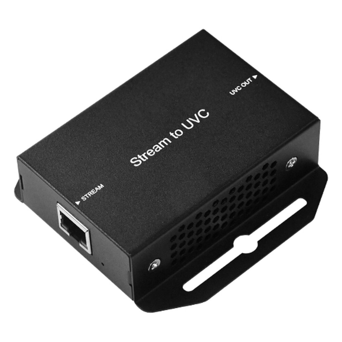 Yuan SC6G0N1 IP to UVC IP video decoder, angled view