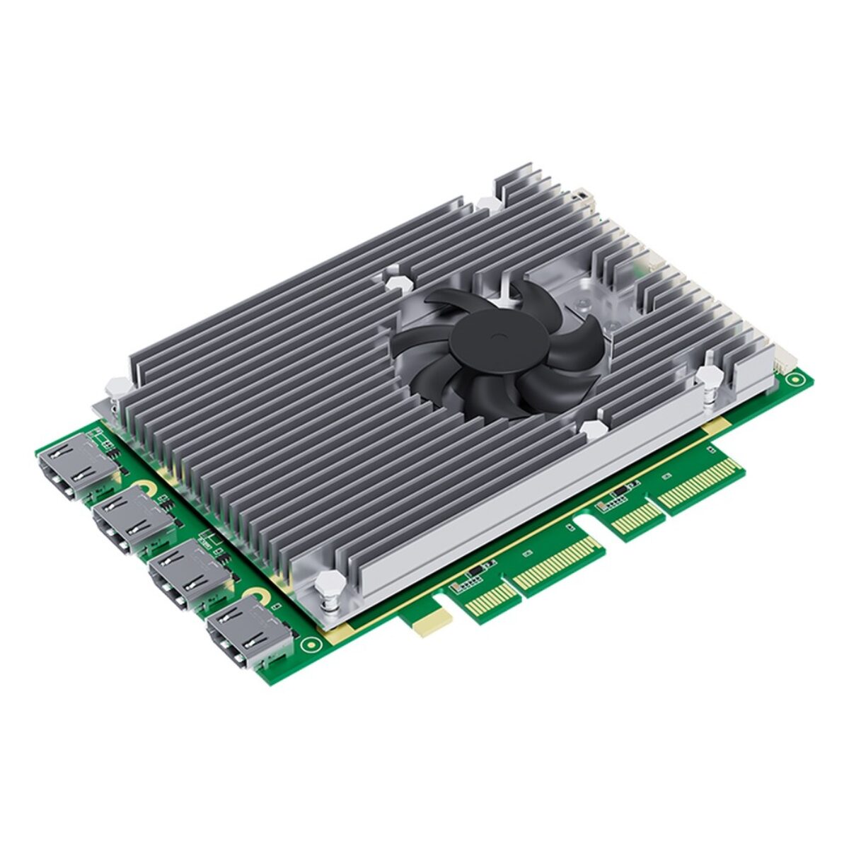 Yuan SC710N4T HDMI2.0 capture card, angled view