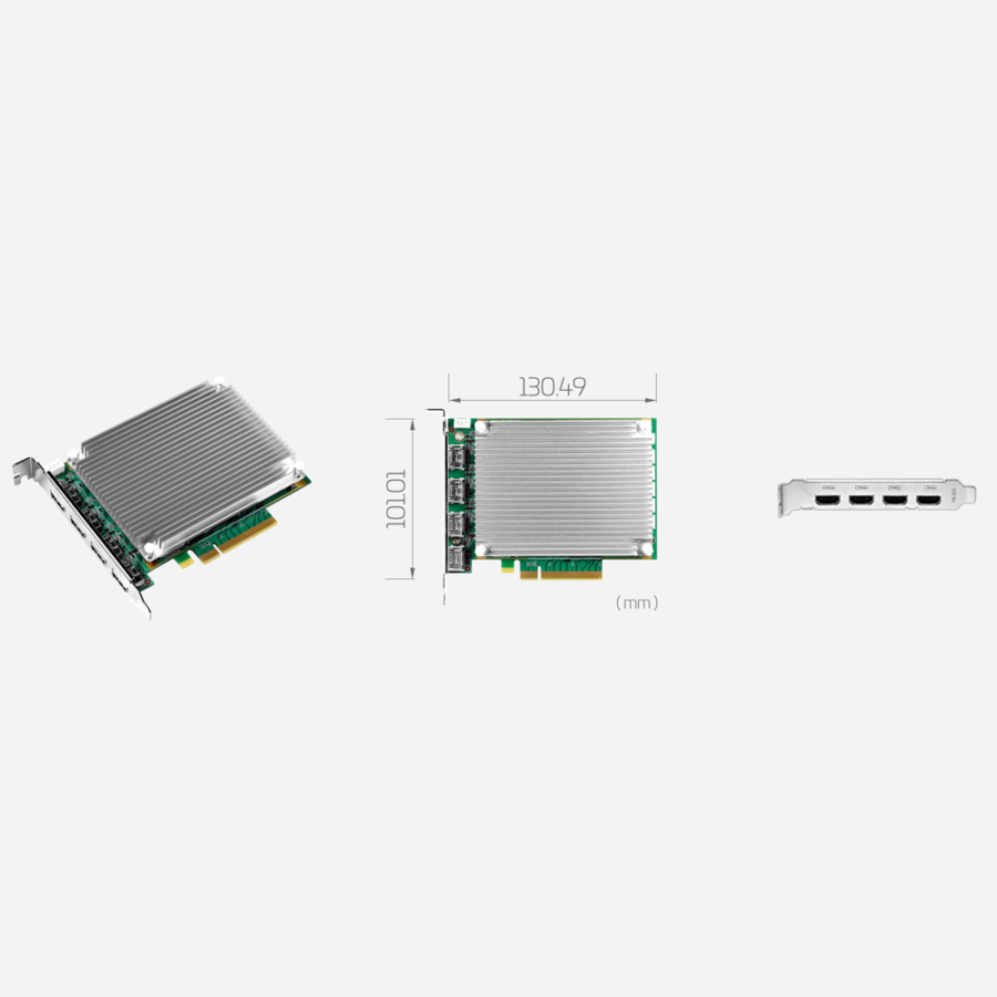 SC720N4 HDMI2.0 PCIe 4-ch 10-Bit 4K60 HDMI2.0 Frame Grabber