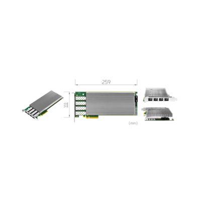 SC720N4 SDVoE-F PCIe SDVoE Video Capture Card with 4 x SDVoE Inputs at 4K60