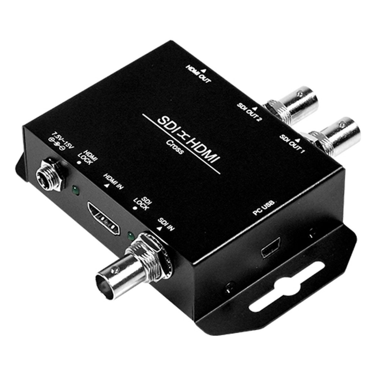 Yuan SDI-HDMI Cross SDI to HDMI converter, angled view