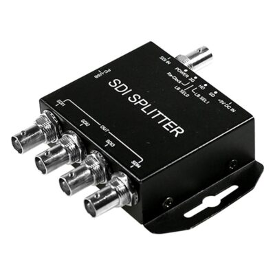 SDI Splitter 3G-SDI Splitter with Four Reclocked Outputs and 16-Channel Audio at 1080p60