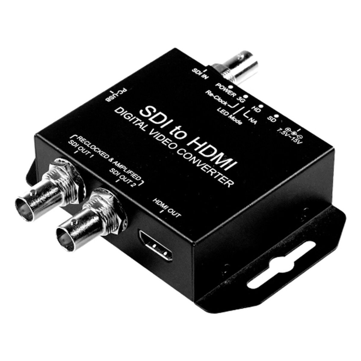 Yuan SDI to HDMI SDI to HDMI converter, angled view