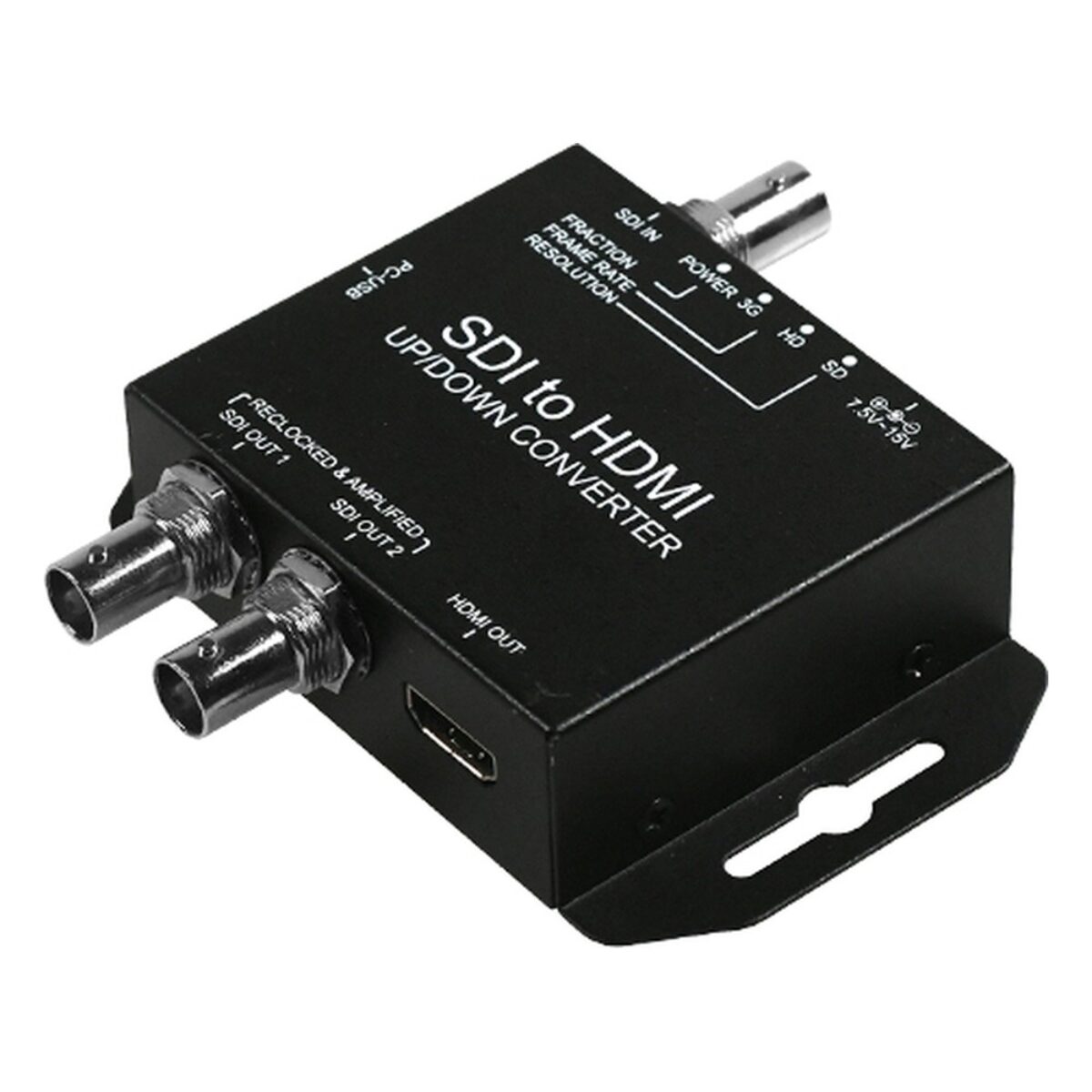 Yuan SDI to HDMI-S SDI to HDMI converter, angled view