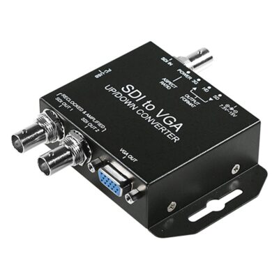 SDI to VGA-S SDI to VGA Broadcast Video Converter with Up/Down Scaling and Dual SDI Loop-Out