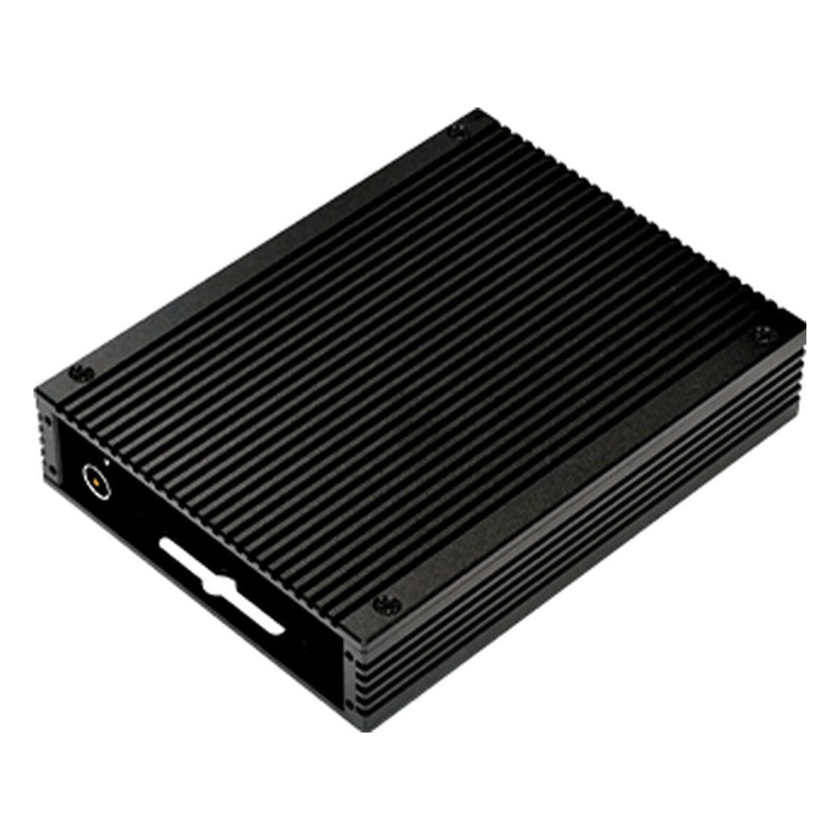 Yuan SDVoE to 12G-SDI-F SDVoE receiver, angled view