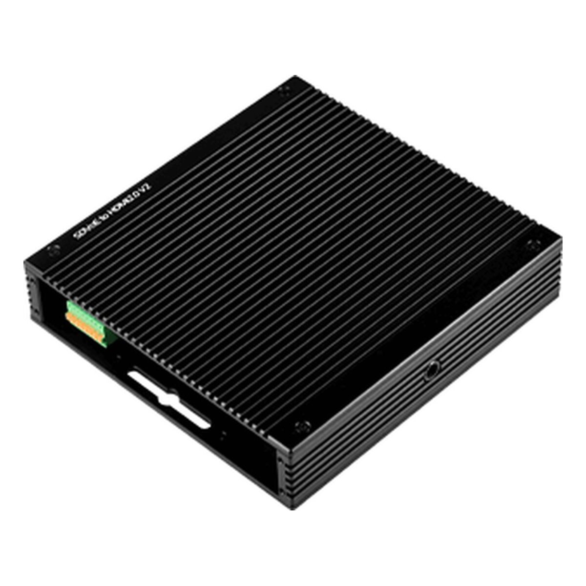 Yuan SDVoE to HDMI2.0 V2 SDVoE receiver, angled view
