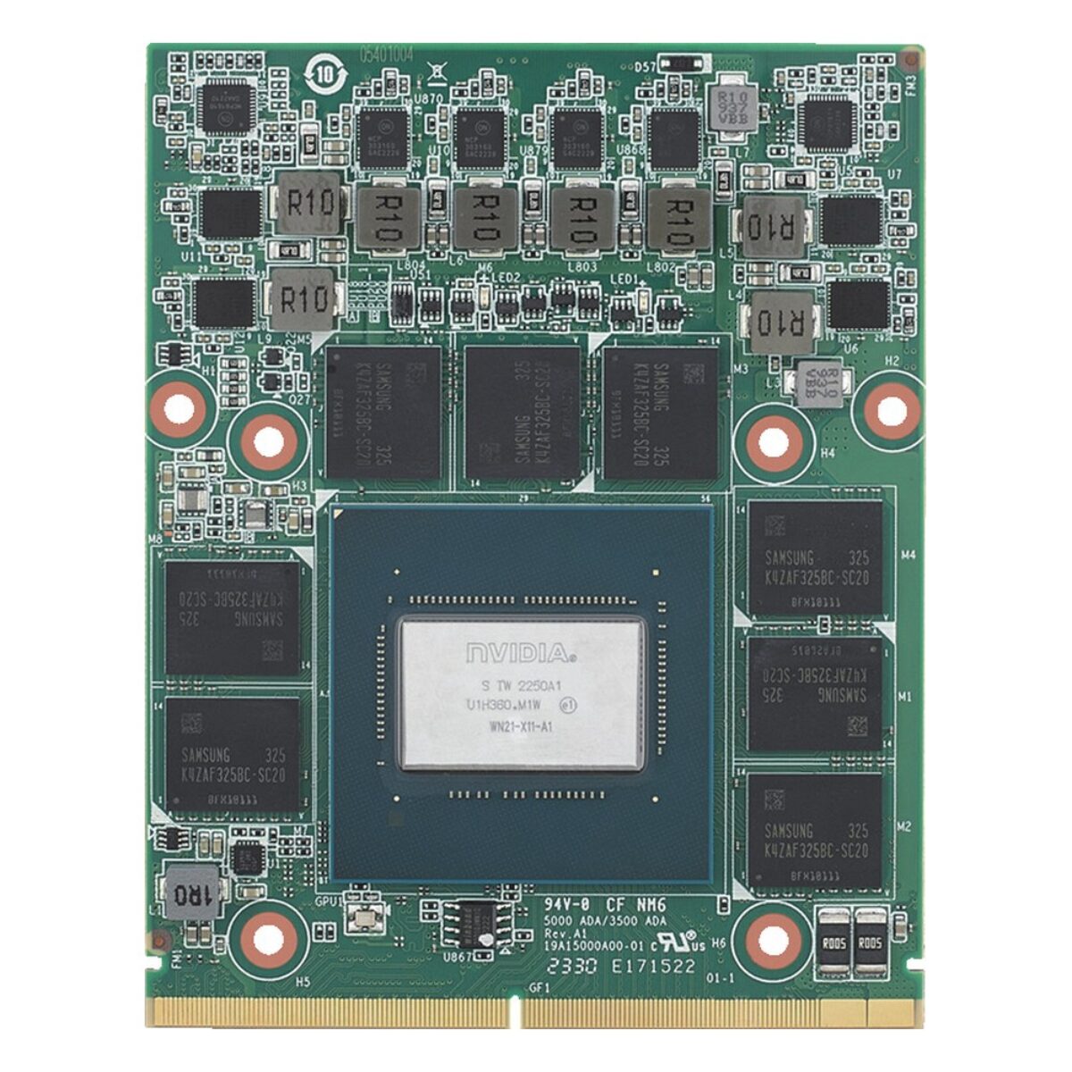 Advantech SKY-MXM-5000A NVIDIA RTX 5000 Ada Embedded MXM GPU module, component side