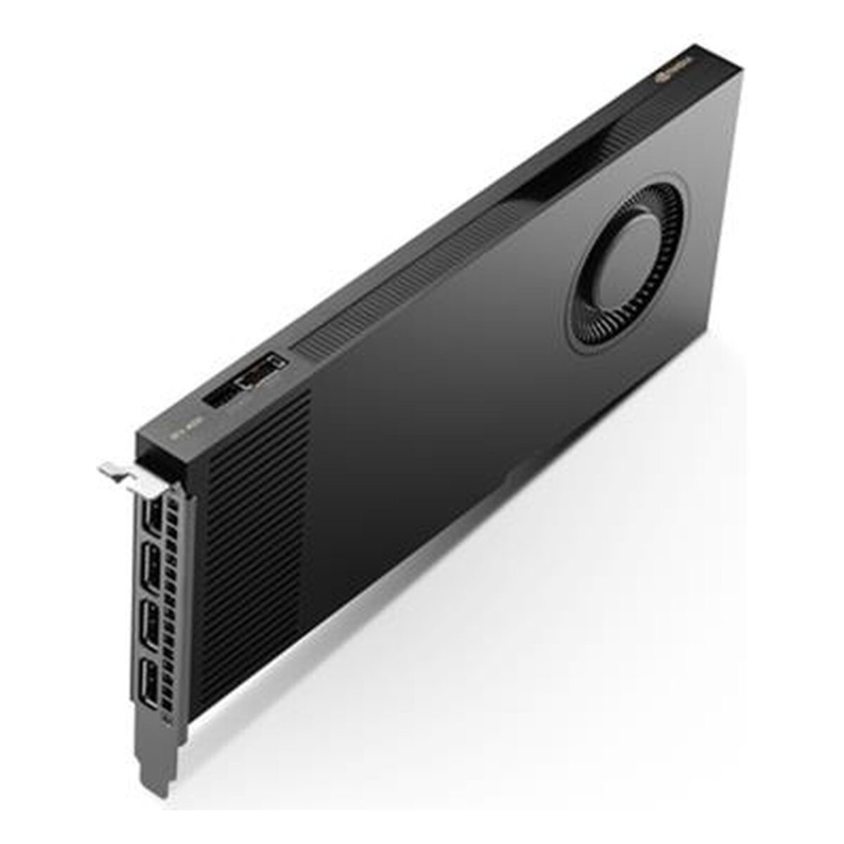 Advantech SKY-QUAD-4000A-20 NVIDIA RTX 4000 Ada workstation graphics card, angled view