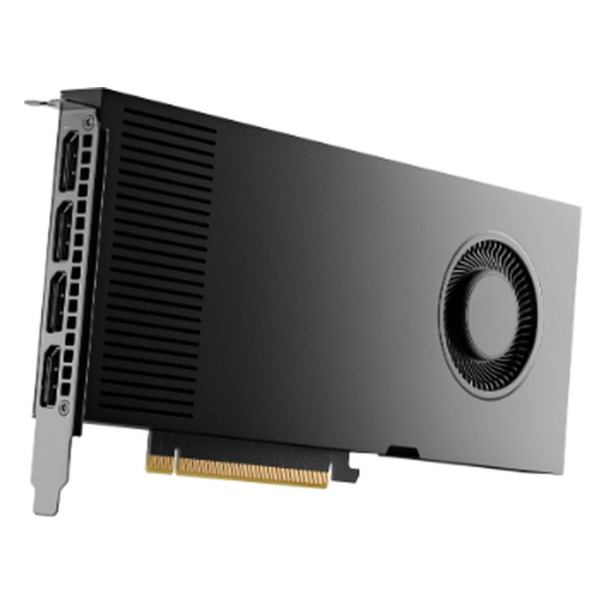 Advantech SKY-QUAD-4000EA-20 NVIDIA RTX 4000E Ada workstation graphics card, angled view