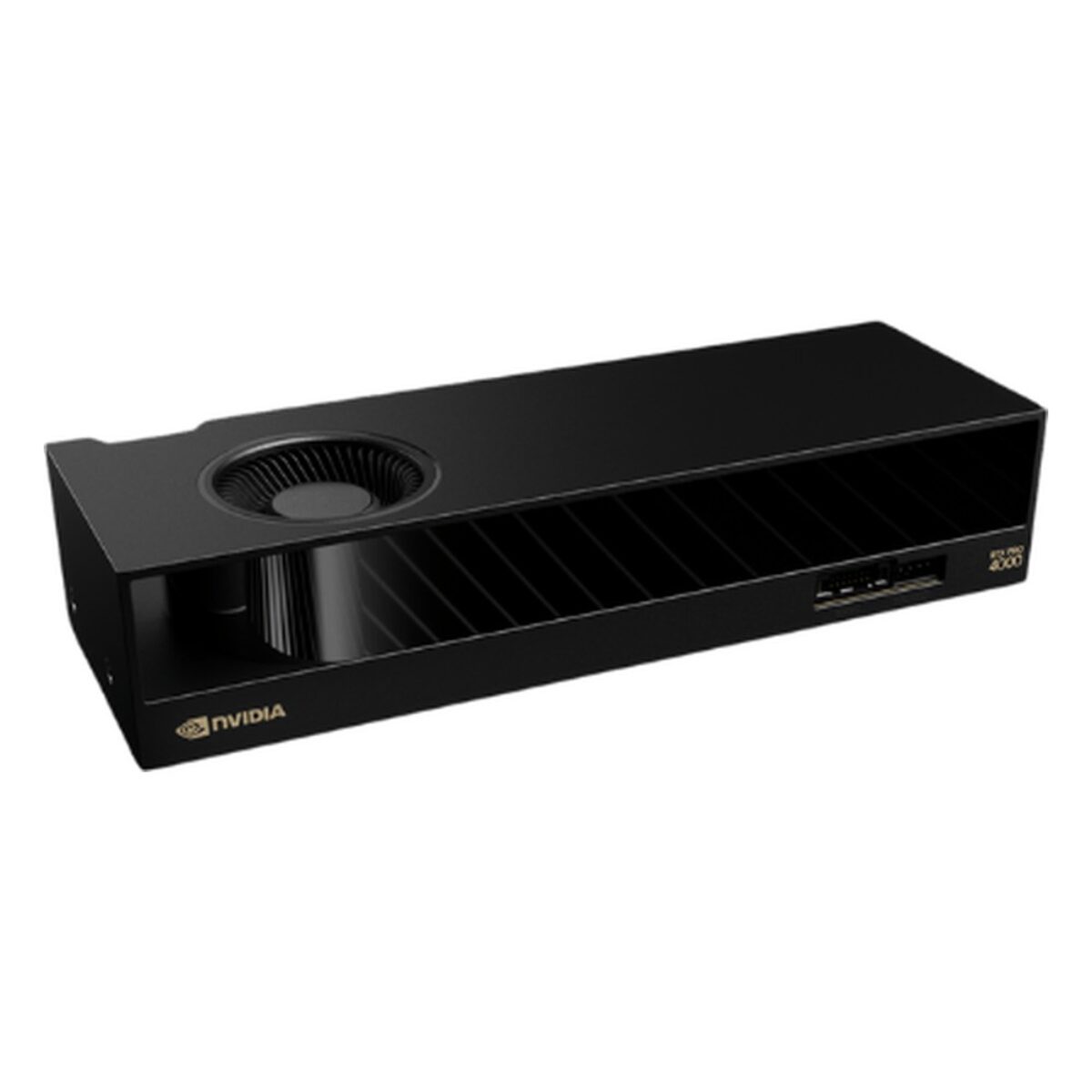 Advantech SKY-QUAD-4000SB-24 NVIDIA RTX PRO 4000 SFF Blackwell workstation graphics card, angled view