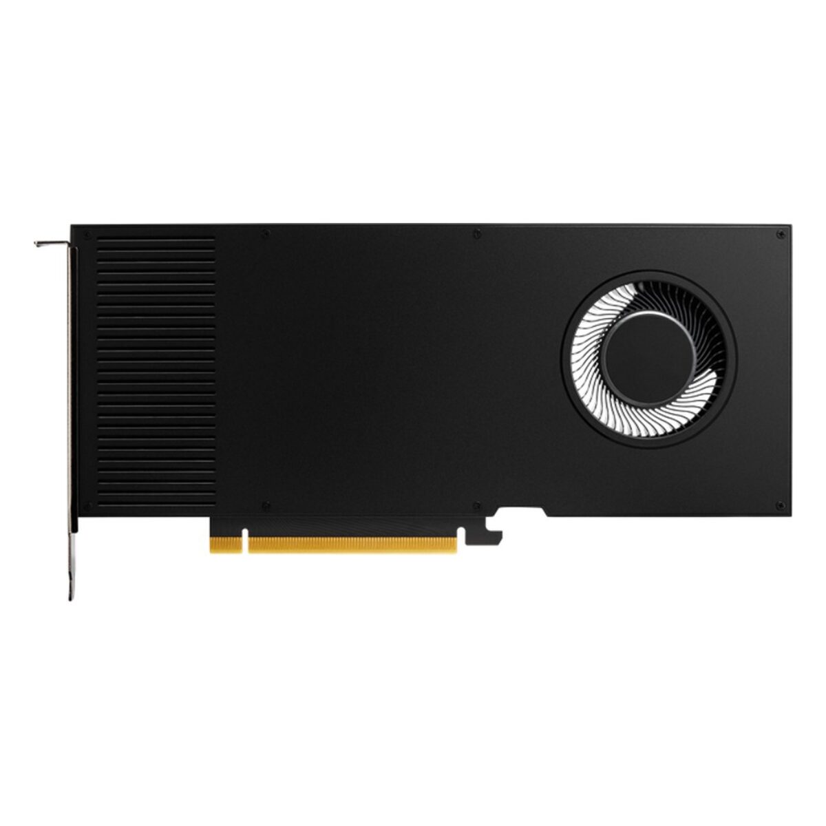 Advantech SKY-QUAD-A4000E16B NVIDIA RTX A4000 workstation graphics card, angled view