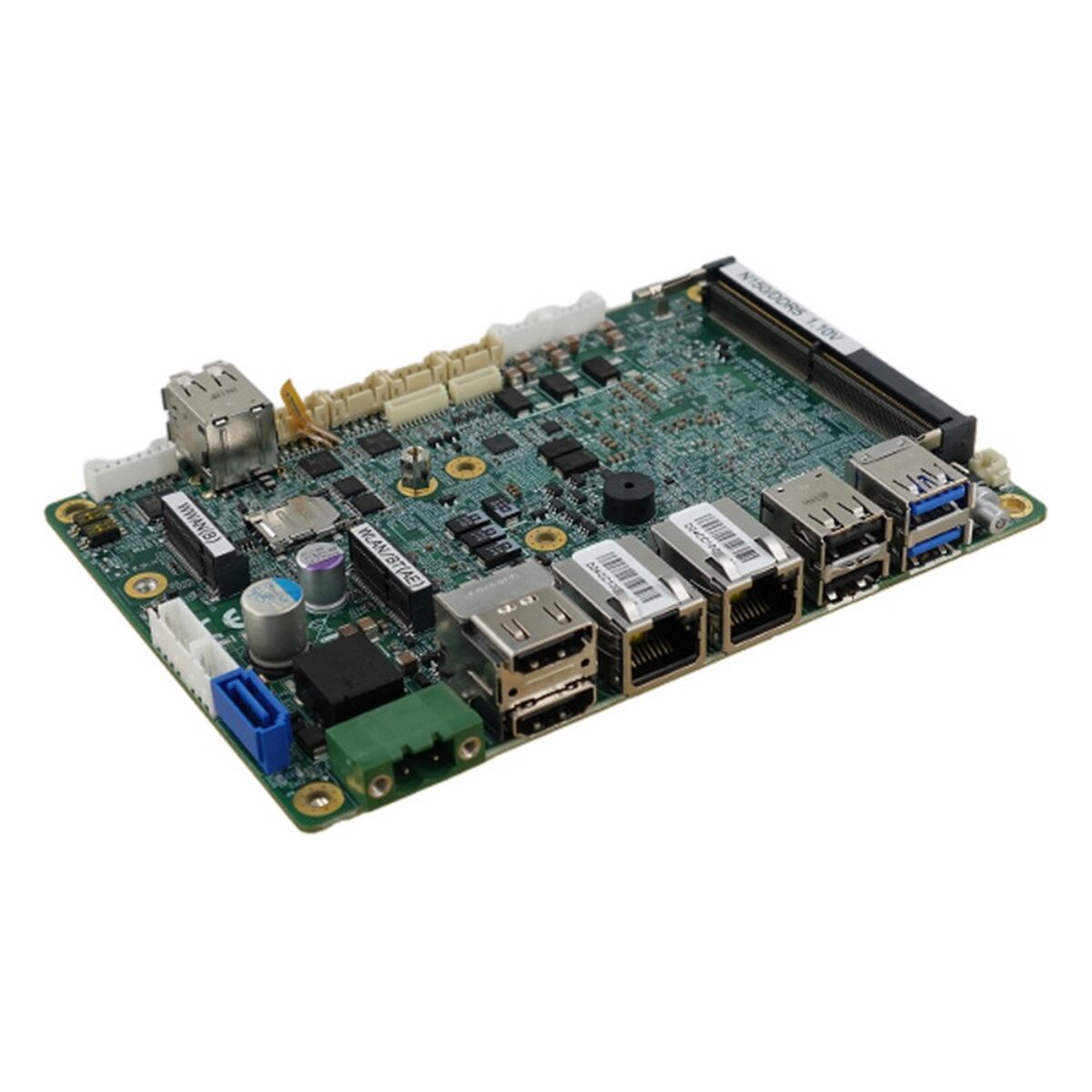 Sintrones SMB-2615 3.5" SBC, board, angled view