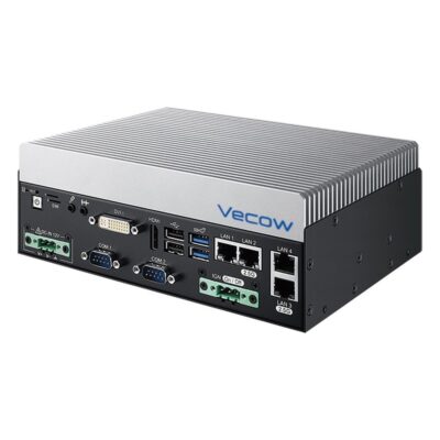 VCM-2000 Intel Bartlett Lake and Raptor Lake Compact Industrial Computer with 65 W Fan Sink, 9-36V DC and -40 to 60 °C