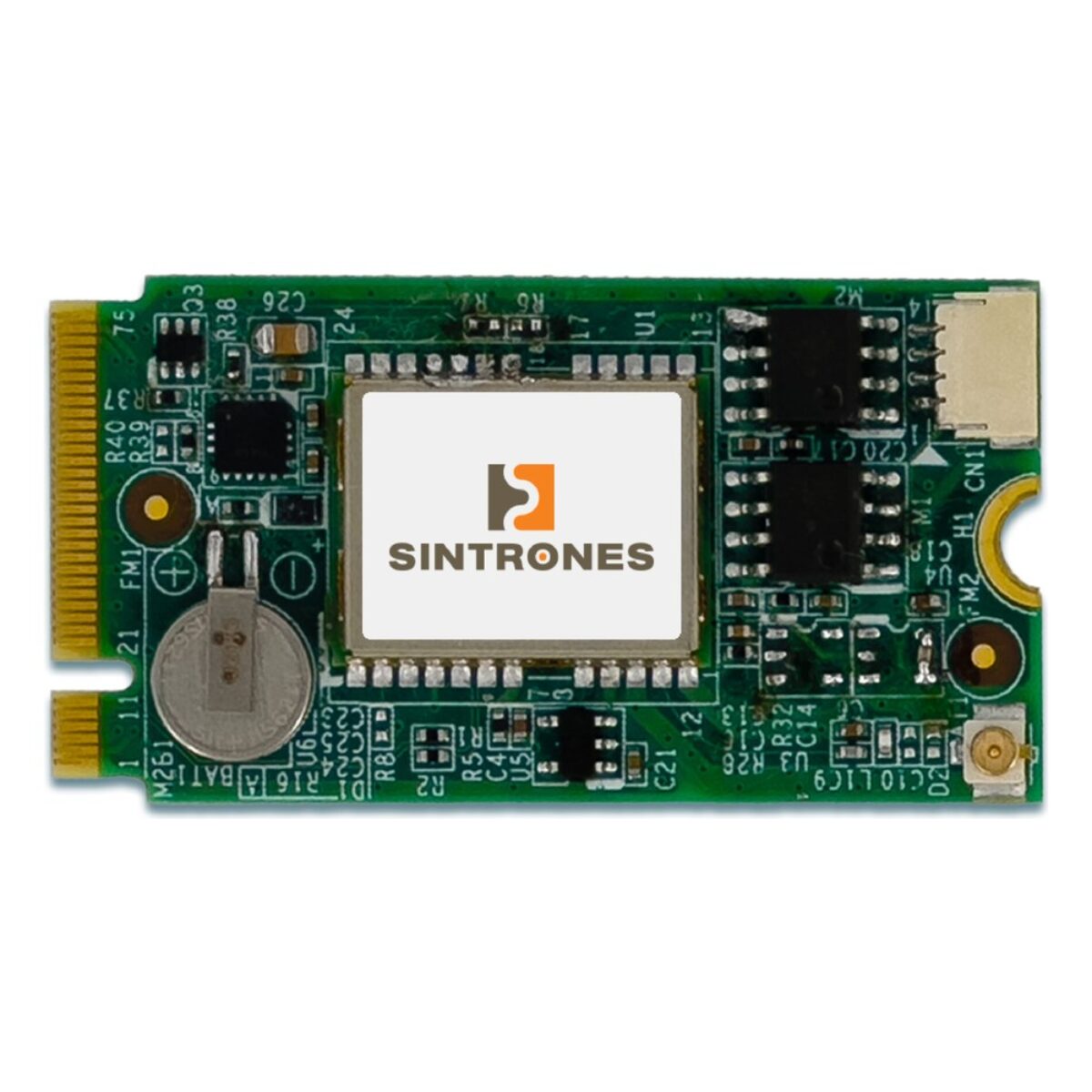 Sintrones VDB-811DR-M2 u-blox M9V dead reckoning GNSS module, M.2 2242 dead reckoning GNSS module
