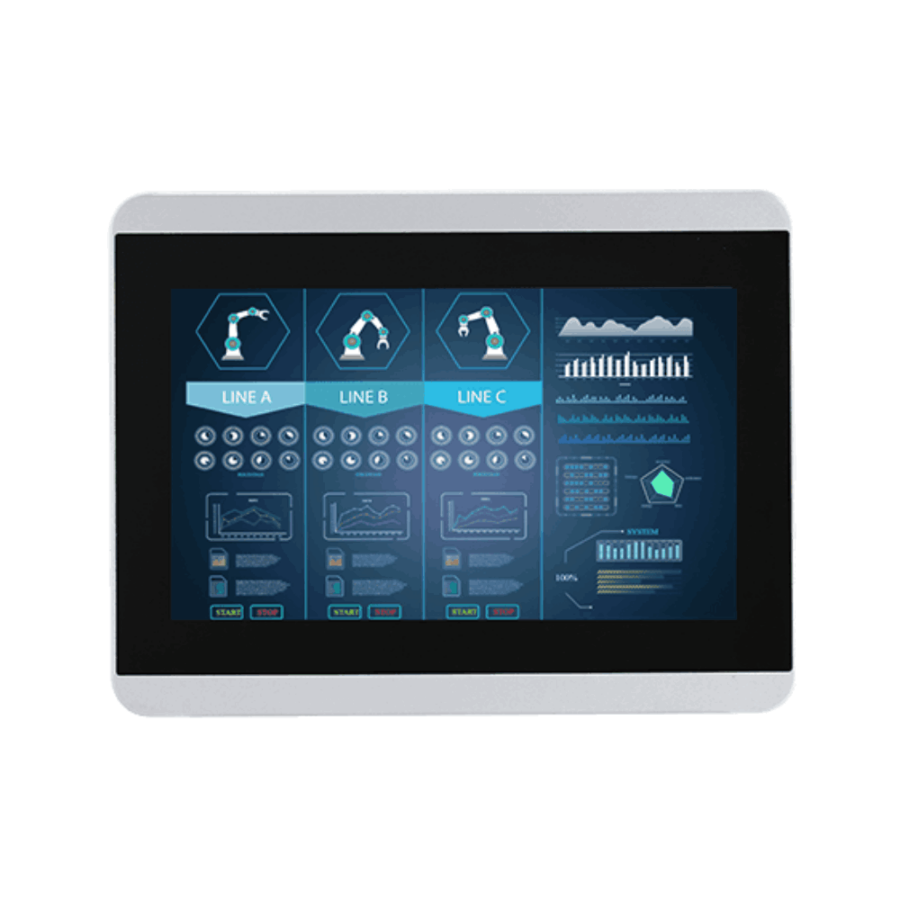W07L100-GSO1HB 7″ Rugged High Brightness WSVGA Display with M12 Connectors