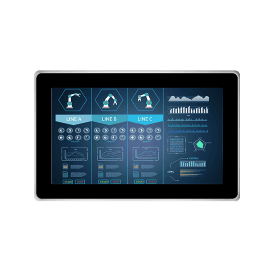 W10L100-GCH2 10.1″ G­WIN GC Series Front IP65 PCAP Display