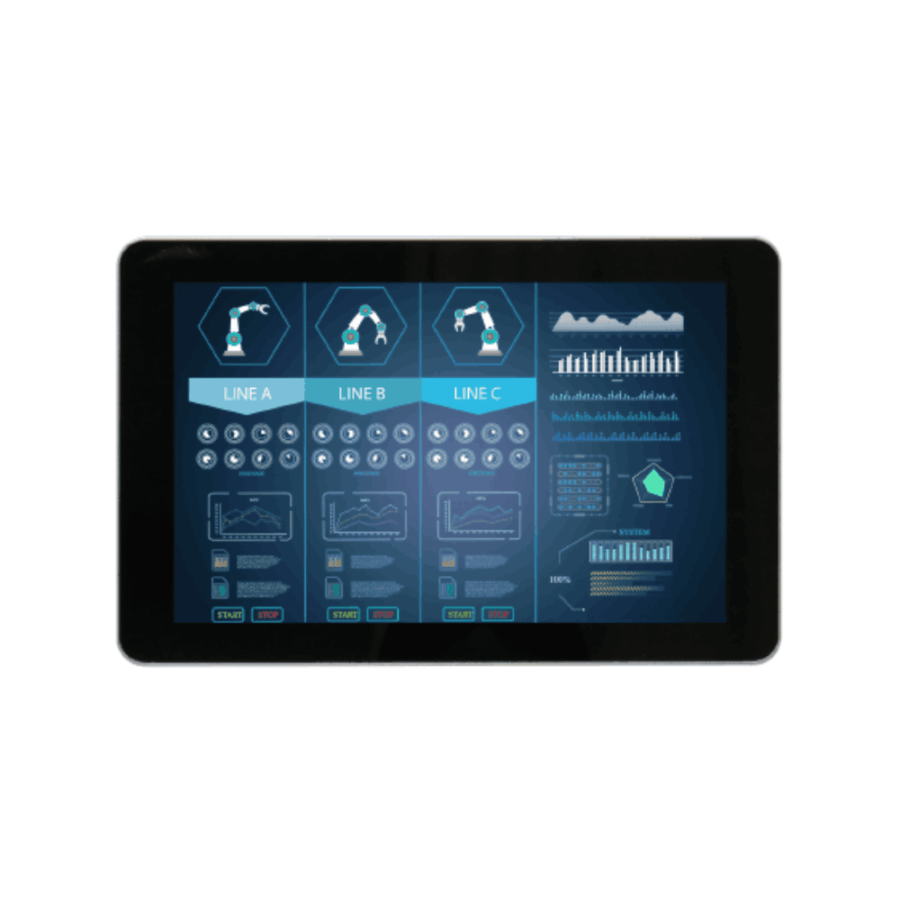 W10L100-GSH2 10.1″ Rugged WXGA PCAP Touch Monitor with M12 Connectors